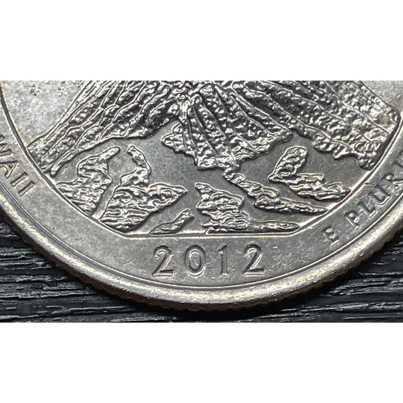 2012-D Hawaii Volcanoes Quarter/Beautiful Frosty Creamy Surface - Picture 16 of 16